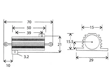 RESISTOR 50W 82E