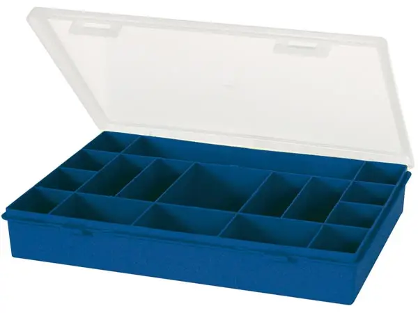 TAYG - komponentide karp - 330 x 274 x 54 mm - 17 sektsiooni
