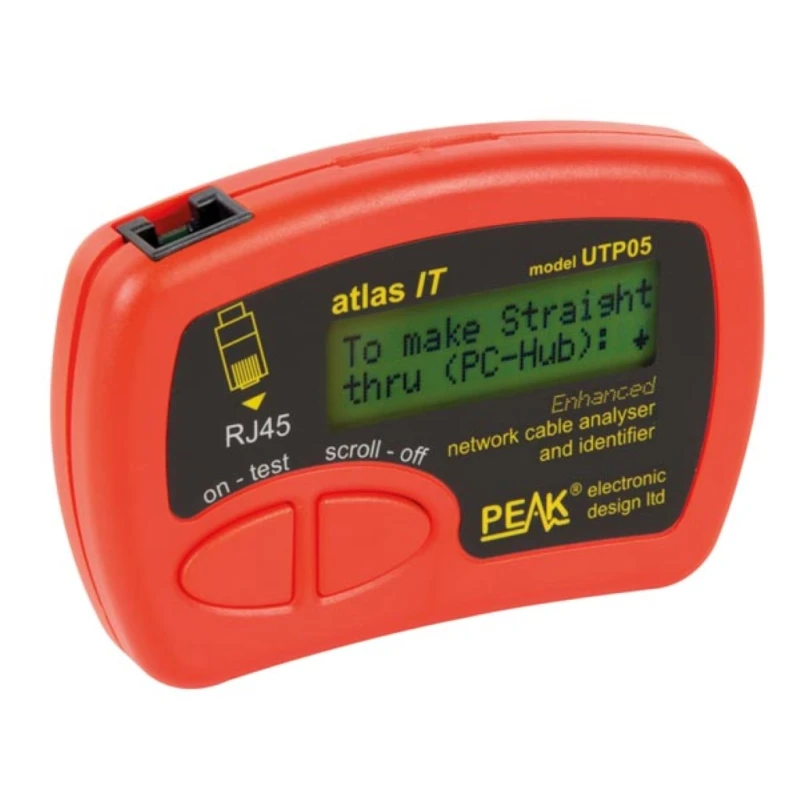 NETWORK CABLE ANALYZER AND IDENTIFIER FOR CAT5, CAT5E, CAT6 UTP CABLES