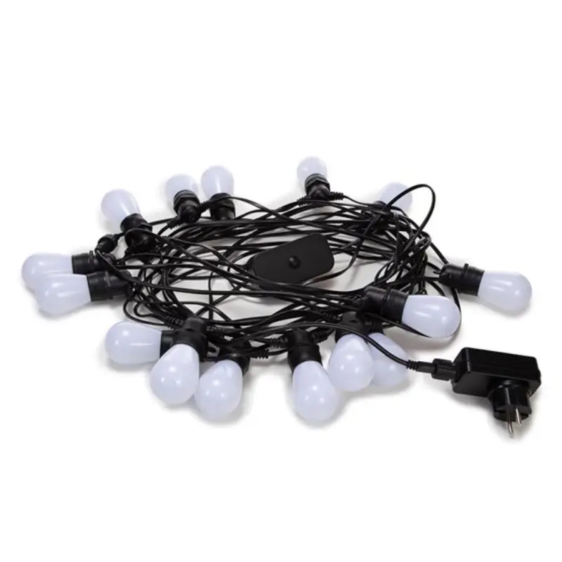 TUYA LED - 15 m - 15 multicolor lamps - black wire - smart