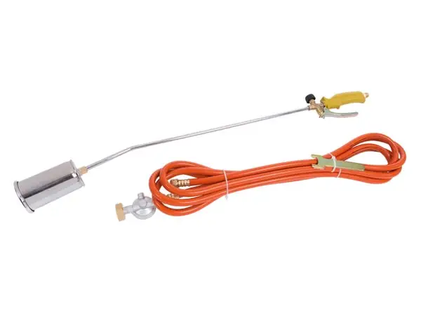 Gas weed burner - 5 m hose - 2.5 bar pressure regulator