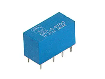 DIL relee: 1A/30VDC-125VAC 2 x inverterit, 6Vdc