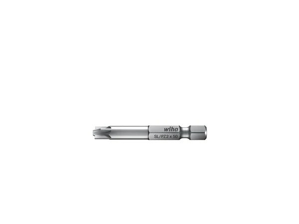 WIHA - бита для отвертки: XENO BIT SLOTTED/POZIDRIV SL/PZ2-50мм, STYLE E 6.3 - 7049XZ
