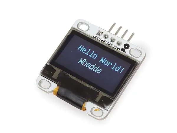 0.96" OLED-ekraan - I2C