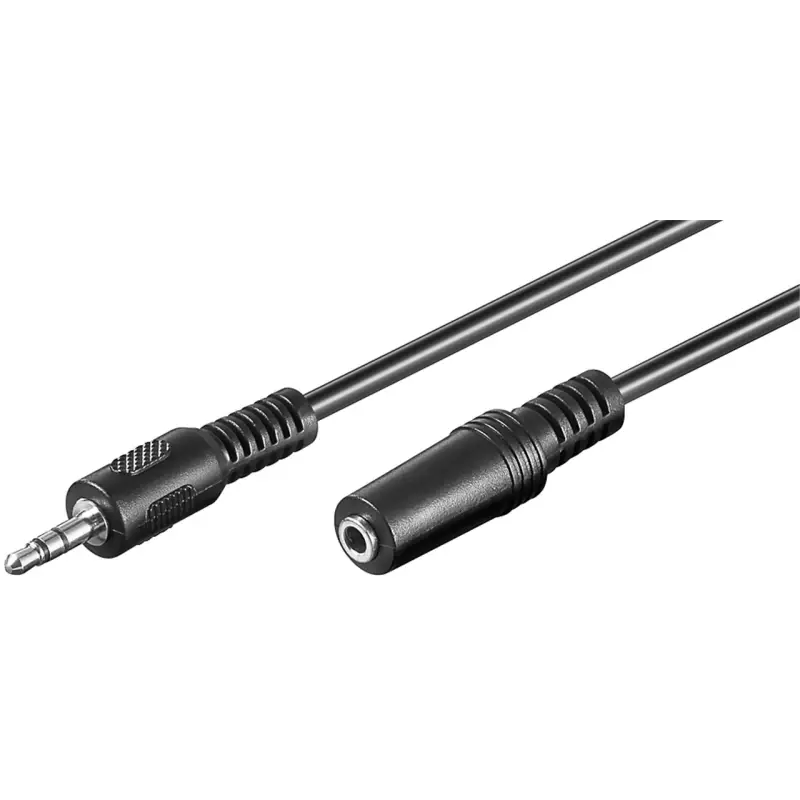Headphone and Audio AUX Extension Cable, 3-Pin 3.5 mm