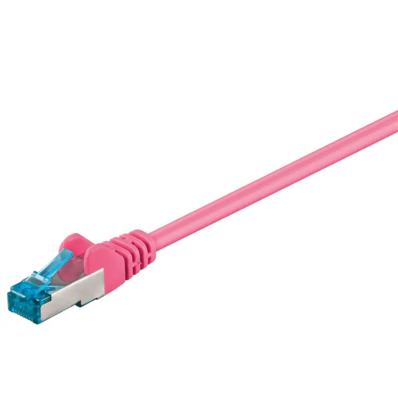 CAT 6A Patch Cable, S/FTP (PiMF), magenta