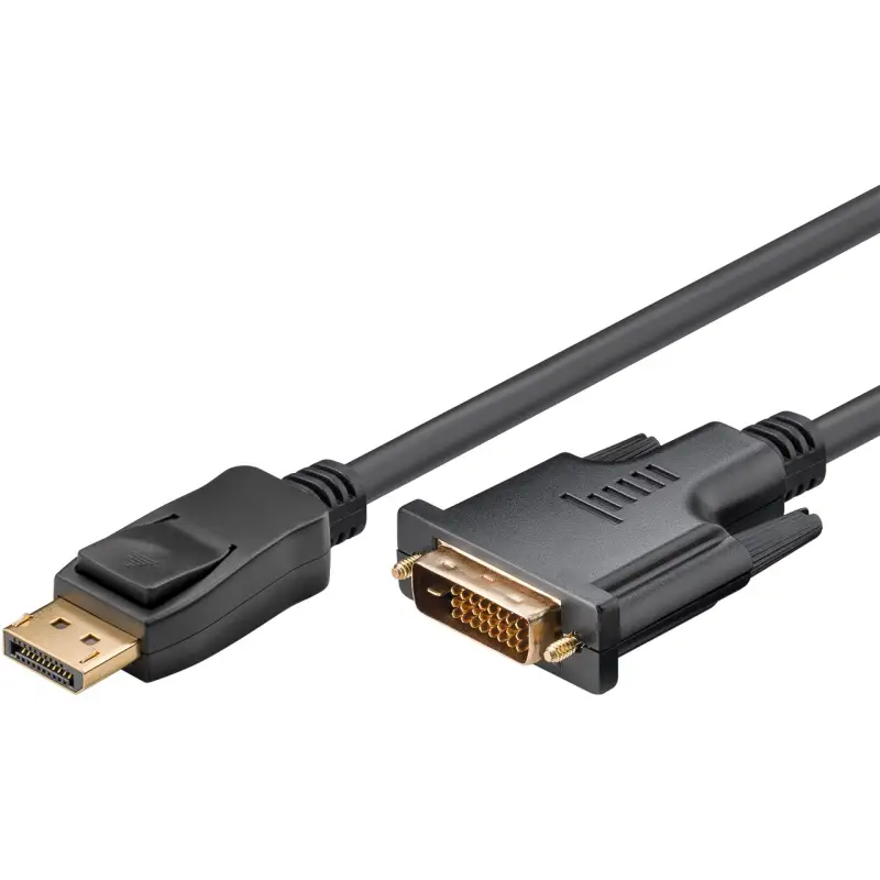DisplayPort™/DVI-D Adapter Cable 1.2, gold-plated