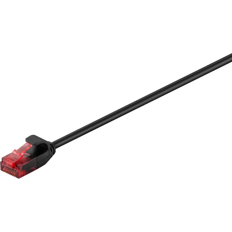 CAT 6 Slim Patch Cable U/UTP,black