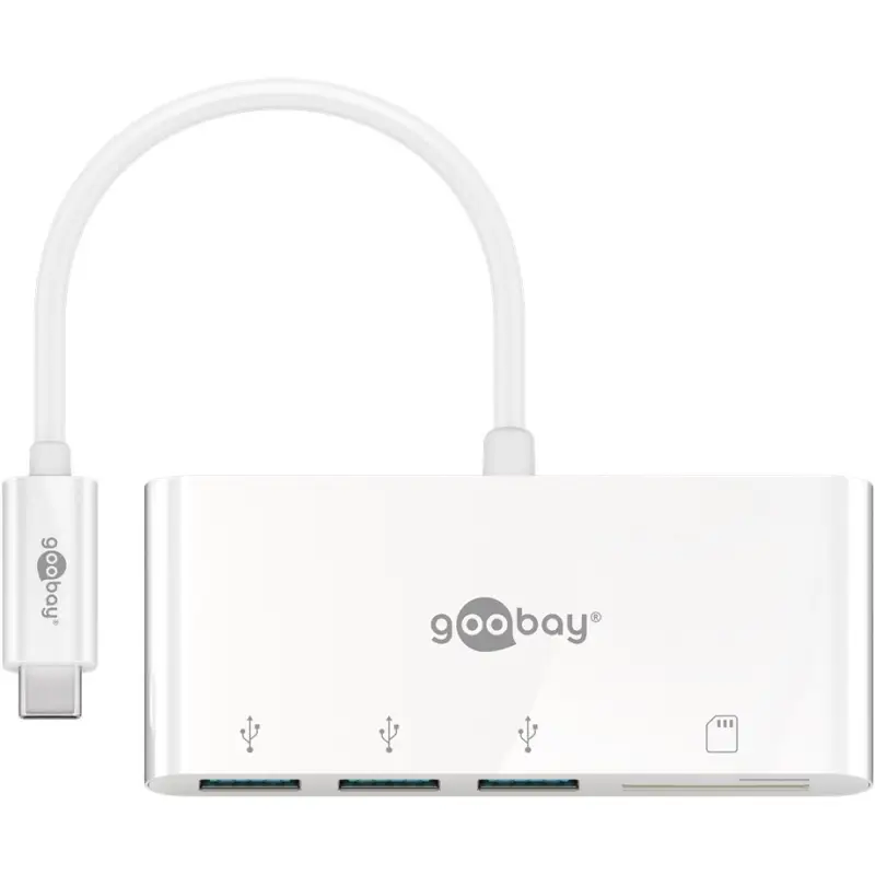USB-C™ Multiport Adapter to 3x USB-A, Cardreader