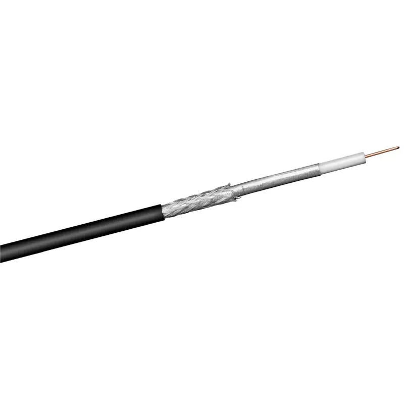 100 dB Outdoor SAT Coaxial Cable, Double Shielded, CCS