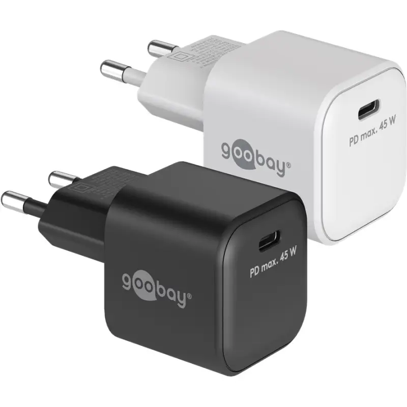 USB-C™ PD GaN Fast Charger Nano (45 W) black