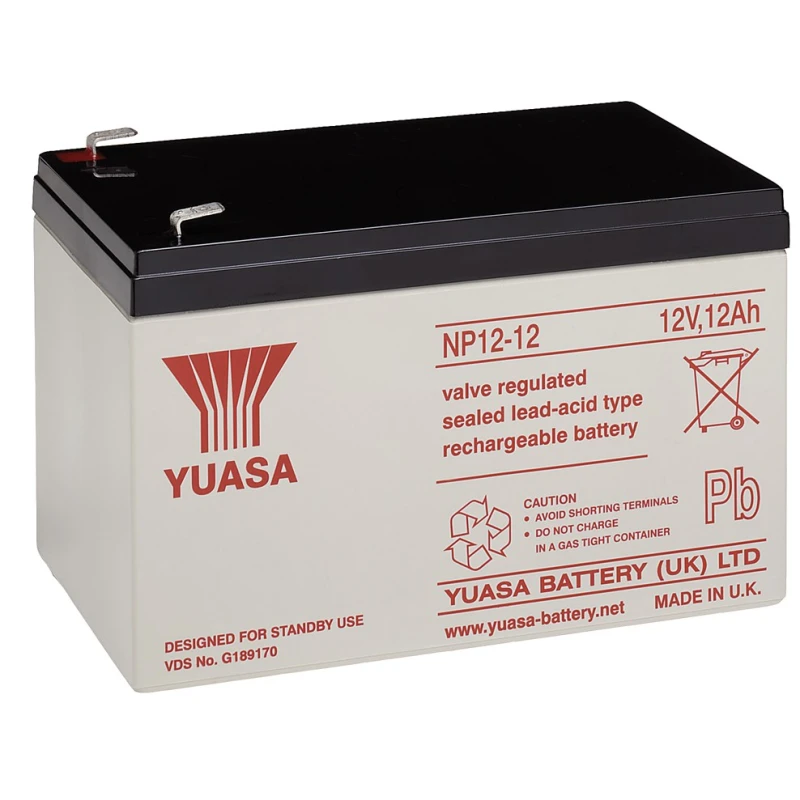 Lead acid battery 12 V, 12 Ah (NP12-12)