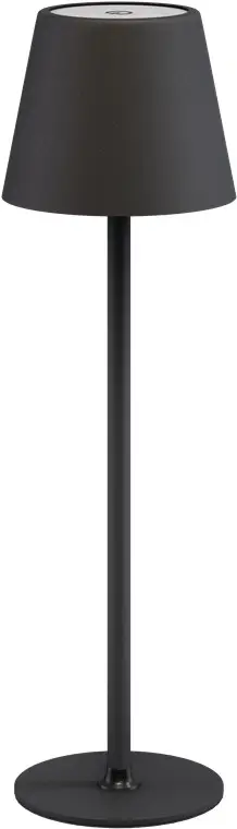 Wireless LED Table Lamp, Size M, 37 cm, black