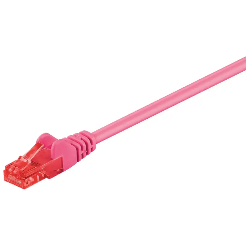 CAT 6 Patch Cable, U/UTP, magenta