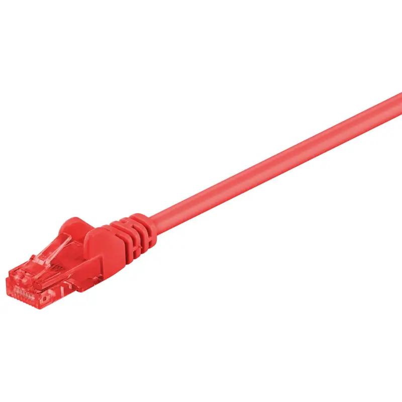 CAT 6 Patch Cable, U/UTP, red