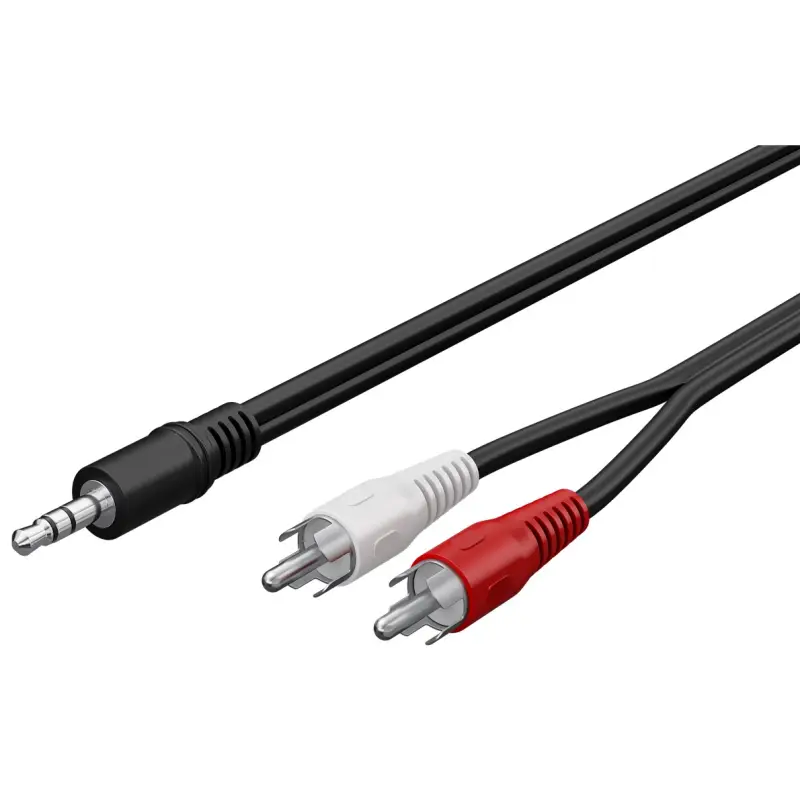 Audio Cable AUX Adapter, 3.5 mm Male to Stereo RCA Male
