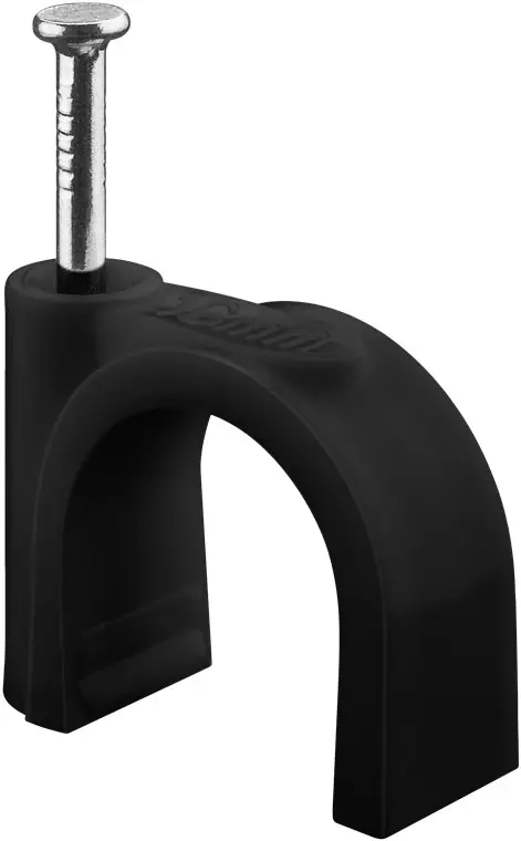 Cable Clip 16 mm, black