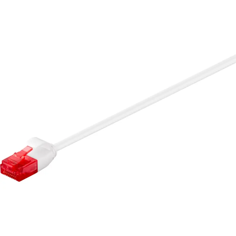 CAT 6 Slim Patch Cable U/UTP,white
