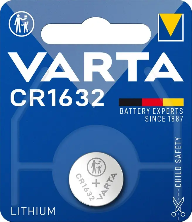 CR1632 (6632) Battery, 1 pc. in blister