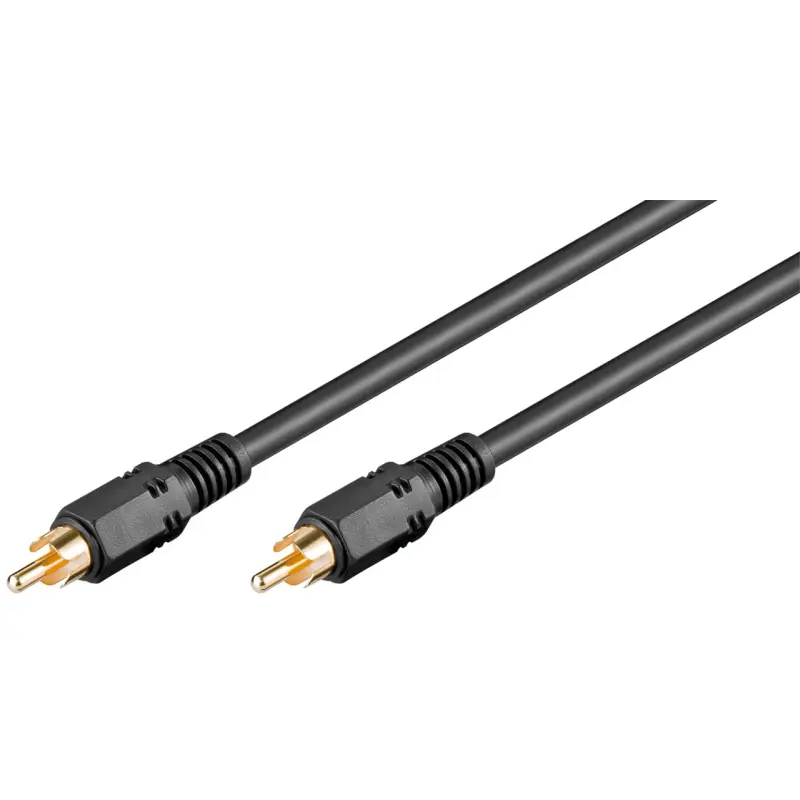 Coaxial Digital/Audio Connector Cable, RCA S/PDIF, Double Shielded