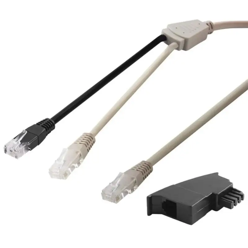 DSL Y Distributor/Adapter (RJ45/TAE) Cable Set