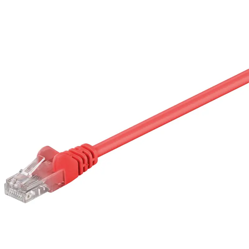CAT 5e Patch Cable, U/UTP, red