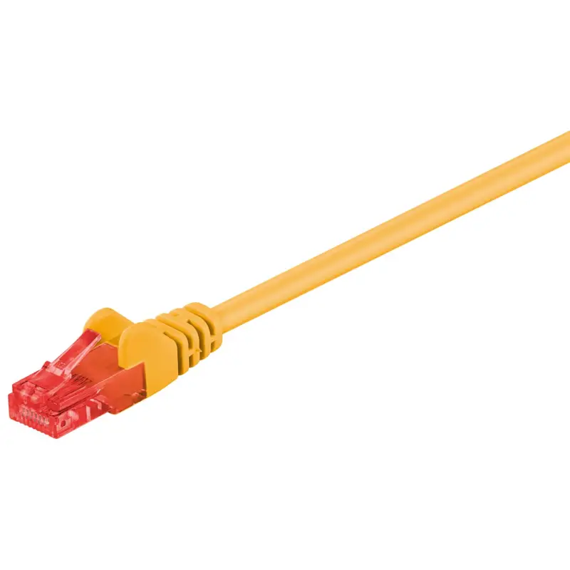 CAT 6 Patch Cable, U/UTP, yellow