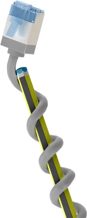 Ultra-Flexible CAT 6A Patch Cable, Slim, U/FTP, grey