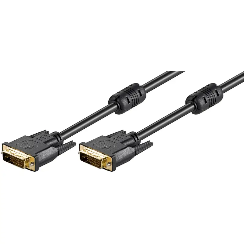 DVI-D Full HD Cable Dual Link, gold-plated