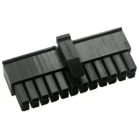 Receptacle, dual row, 24way