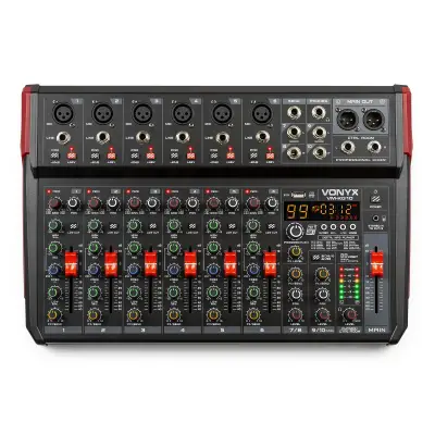 VM-KG10 Music Mixer 10-Channel BT/DSP/USB Record