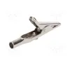 Krokodill metall 4mm 50VDC 5A, max 15mm, Deltron
