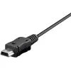 USB-A to Mini-USB cable 1m black