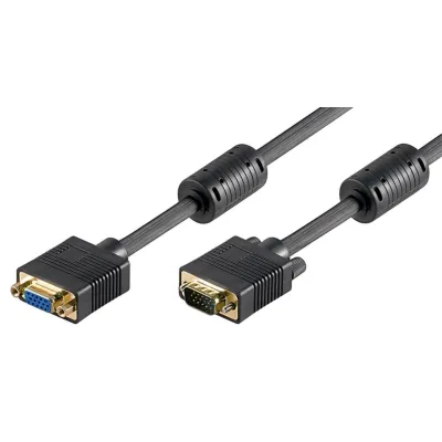 VGA extension wire 3m  HD15M/HD15F Black