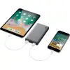 Внешний аккумулятор USB QC3.0 15000mAh 3A metall USB A*2/C/microB