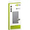 Внешний аккумулятор USB QC3.0 15000mAh 3A metall USB A*2/C/microB