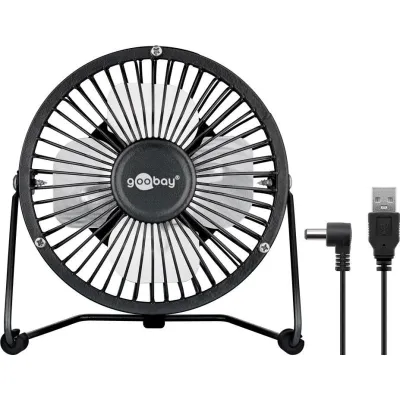 Lauaventilaator 4'' USB 5V toide 13cm
