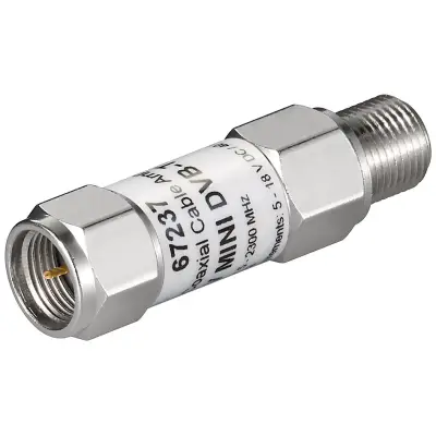 DVB-T услилитель 5-2300MHz +18dB 5...18V линейное питание