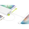 Akupank 3xUSB 20000mAh LiPo aku 5V 4.5A õhuke, valge