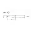 Kolvi otsik C1-2 5mm kolvile 0.5mm teravik HQ ZD-99, ZD8906