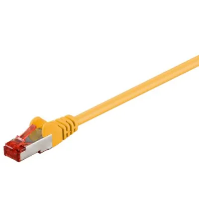 Patch kaabel CAT6 S/FTP 250MHz varjestatud 25cm kollane