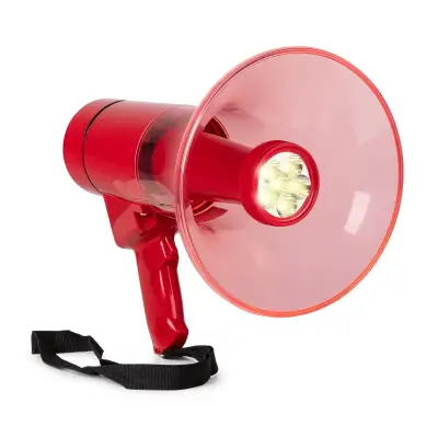MEG050 Megafon 50W LED-valgustusega