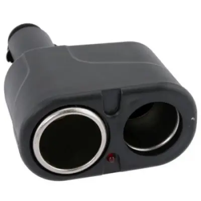 Cigarette lighter splitter, car lighter socket x2, 10a, 12v