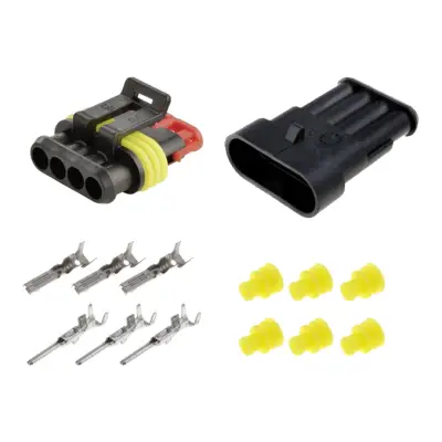 AMP Superseal 1.5 pesa-pist 4-kontakti komplekt IP67
