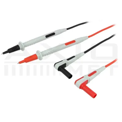 Test Leads Silicone 2mm Measurement Tip 10A 1m 600V CAT IV / 1000V CAT III