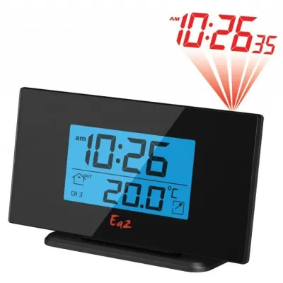 EA2 Watch with projection, tempo inside and outside, Black