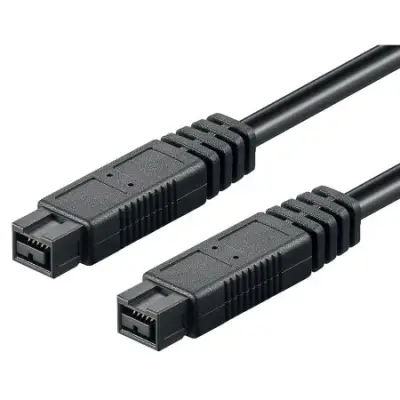 FireWire 9P-9P кабель1.8m Чёрный