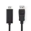 Displayport -> HDMI kaabel, pistik - pistik, 2m AWG32/28 Must