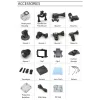 Seikluskaamera 12MP, 4K/30fps, Wi-Fi veekindel 30m Camlink