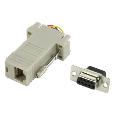 DB9F-RJ45F 8-pin üleminek